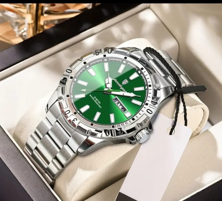 A Stylish New Brand Waterproof Watch With Super Bright Night Light For Young People, A Men's Wristwatch.