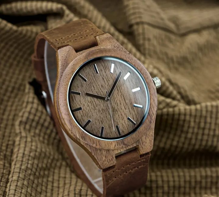 T6001LGE Natural Walnut Wood Belt Watch Gift Timepiece