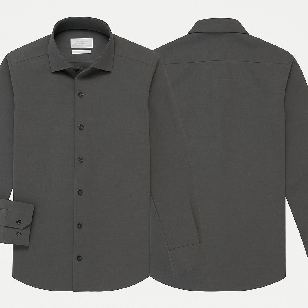 Modern Fit Men'S Dress Shirt - Comfortable Twill Fabric, Long Sleeve with Button-Up Front, Perfect Gift for Him, Formal Attire|Sleek Look|Polished Finis