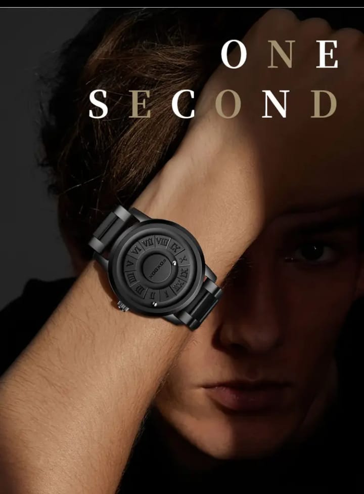 Foxbox Quartz Watch, Avant-Garde Style, Water-Resistant 30m, Round Zinc Alloy Case, Electronic Drive, Battery Powered with Button Battery, Faux Leather & Stainless Steel Strap, Personalized Dial Display, Ideal for Family Gatherings & Halloween Gifts