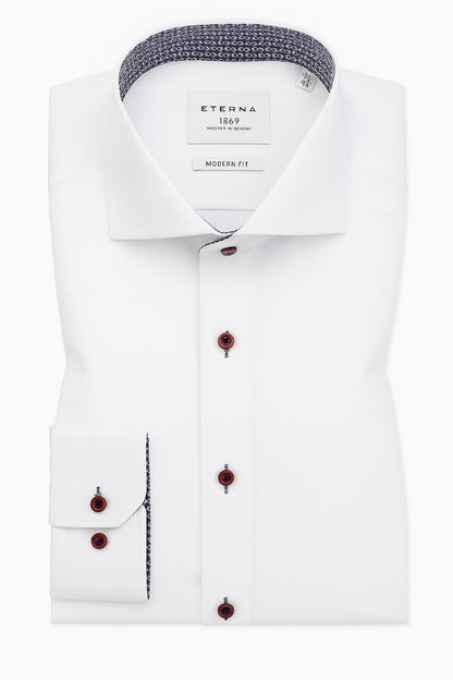 Men'S Elegant Black Long Sleeve Button-Up Shirt with Geometric Pattern - Slim Fit, Lightweight Polyester Fabric, Perfect for Casual or Dressy Occasions, Versatile Shirt | Sophisticated Style | Smooth Texture