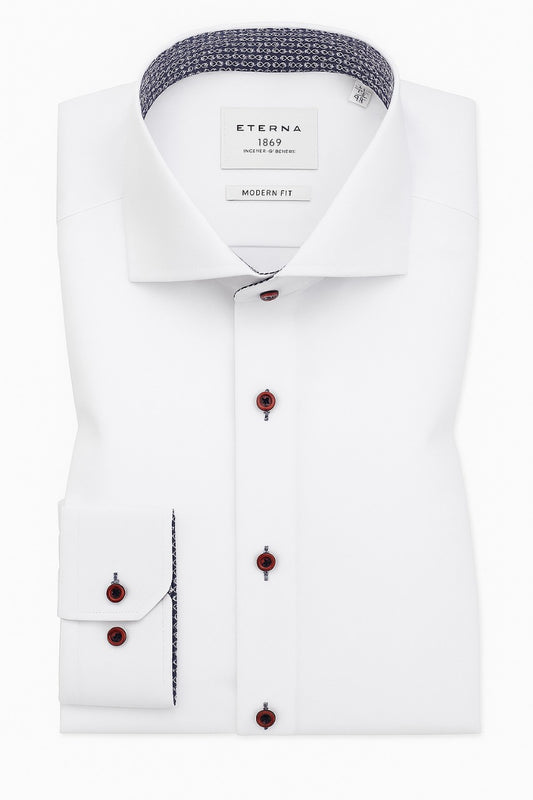 Men'S Elegant Black Long Sleeve Button-Up Shirt with Geometric Pattern - Slim Fit, Lightweight Polyester Fabric, Perfect for Casual or Dressy Occasions, Versatile Shirt | Sophisticated Style | Smooth Texture