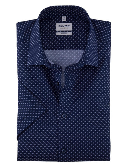 Men's Casual Long Sleeve Shirt with Blue Floral Print - Breathable Non-Stretch Fabric, Classic Collar & Button Front, Machine Washable Regular Fit for Spring/Fall, Autumn Apparel, Style