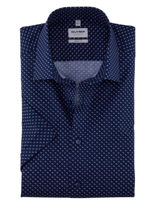 Men's Casual Long Sleeve Shirt with Blue Floral Print - Breathable Non-Stretch Fabric, Classic Collar & Button Front, Machine Washable Regular Fit for Spring/Fall, Autumn Apparel, Style