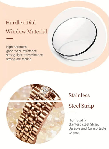 POEDAGAR Fashion Students Korean Casual Ladies Watch Luxury Stainless Steel Best Selling Simple And Elegant Quartz Wristwatch.