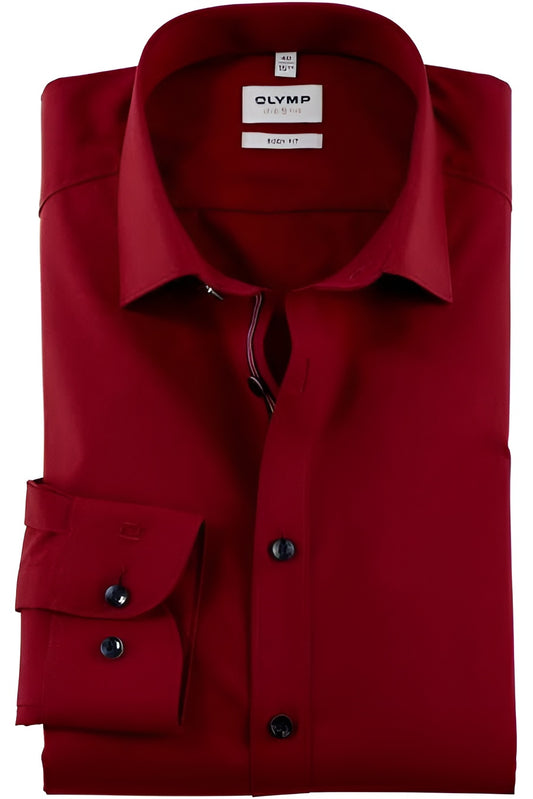 [Durable Build] Men's Formal Long Sleeve Button , Polyester Blend, Classic Collar, Machine Washable, Perfect for Business & Casual Wear, Spring Autumn Wear | Classic Collar Shirt | Smooth Texture Shirt